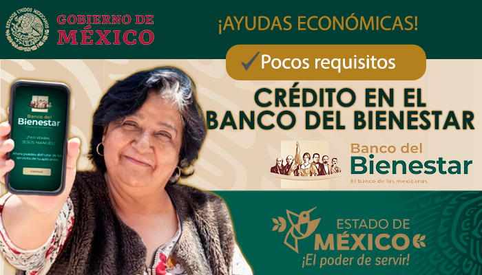 Crédito en el banco del bienestar